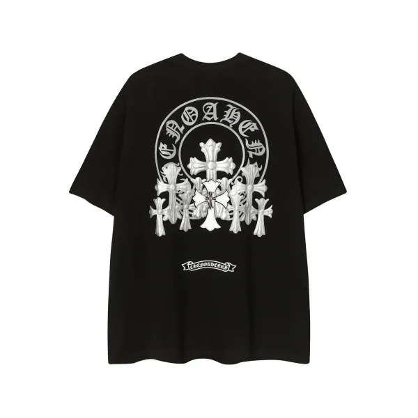 Chrome Hearts Logo Embroidered White Polo - 46