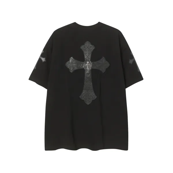 Chrome Hearts Logo Embroidered White Polo - 39