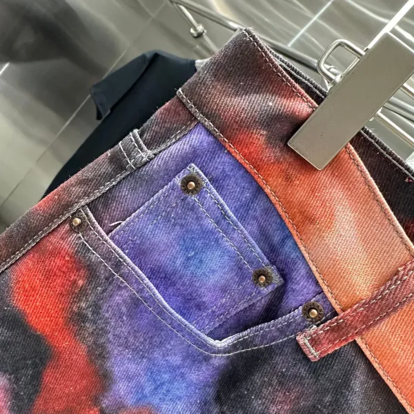 Supreme x Takashi Murakami Denim Jacket Multicolor Print Denim-Jacket - 15