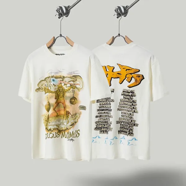 Circus Maximus x Unknown Artist Graphic Print White T-Shirt - 1