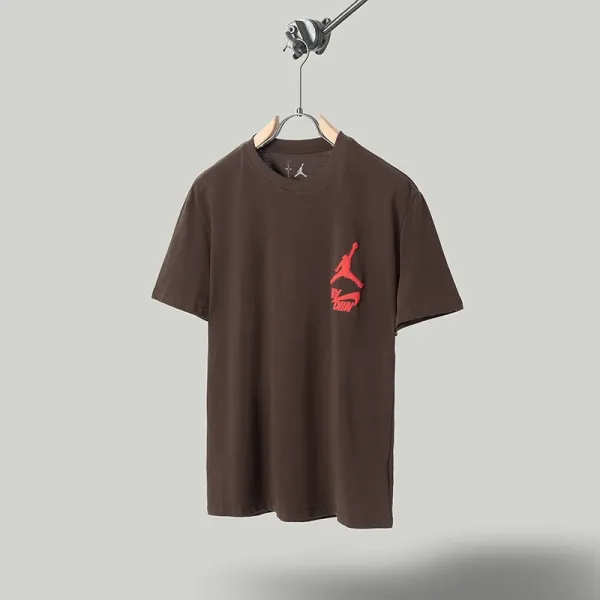 Air Jordan x Travis Scott Cactus Jack T-Shirt Brown - 1