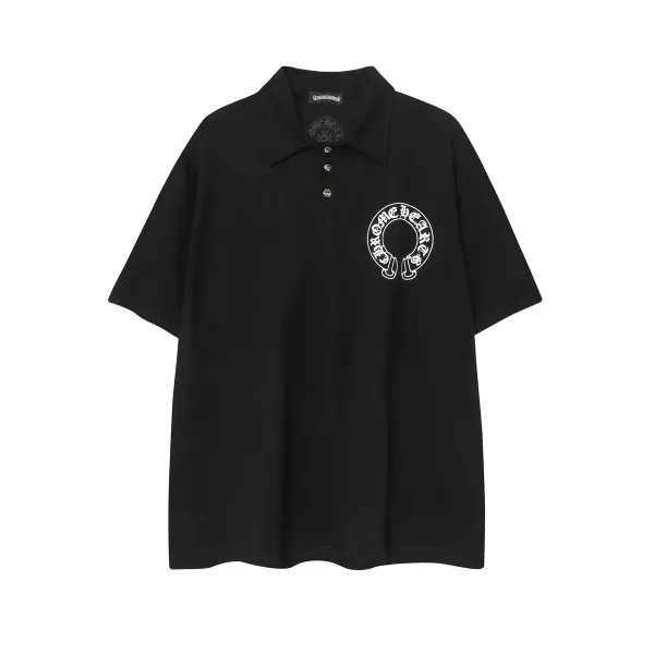 Chrome Hearts Classic Logo Black Polo - 1