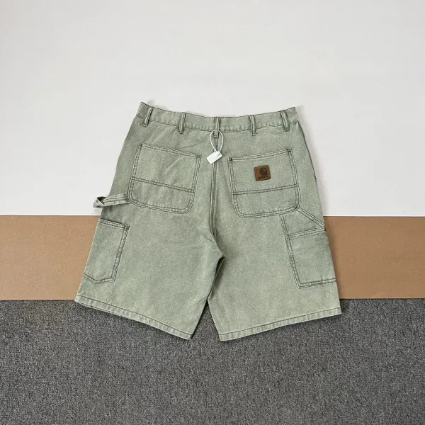 Carhartt Work In Progress Cargo Shorts Sage Green Denim Shorts - 16