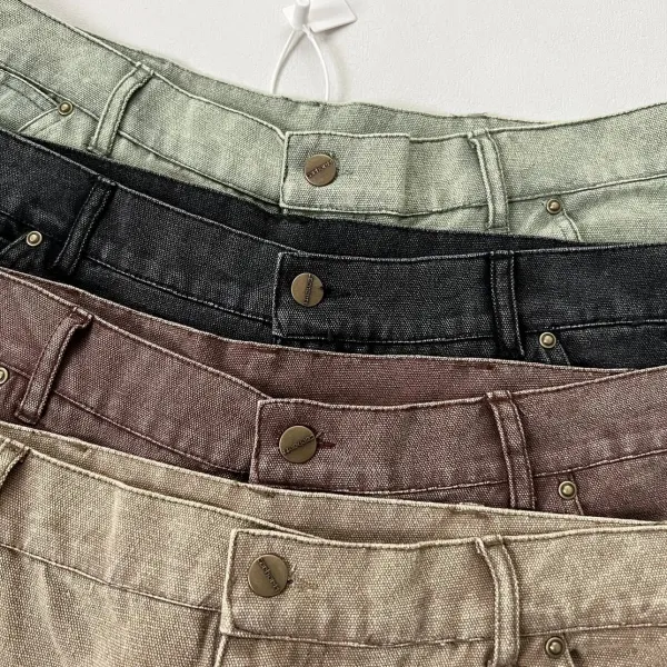 Carhartt Work In Progress Cargo Shorts Sage Green Denim Shorts - 22