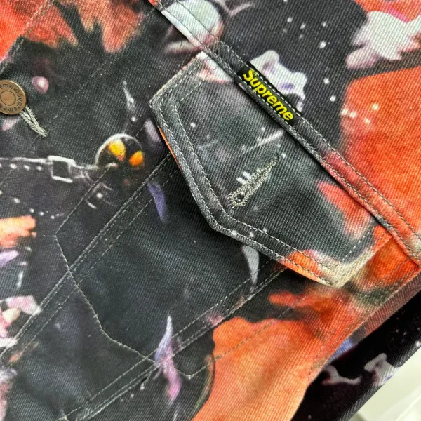 Supreme x Takashi Murakami Denim Jacket Multicolor Print Denim-Jacket - 6