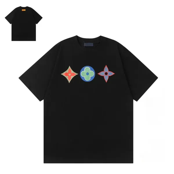 Louis Vuitton Monogram Icons Black T-Shirt - 1