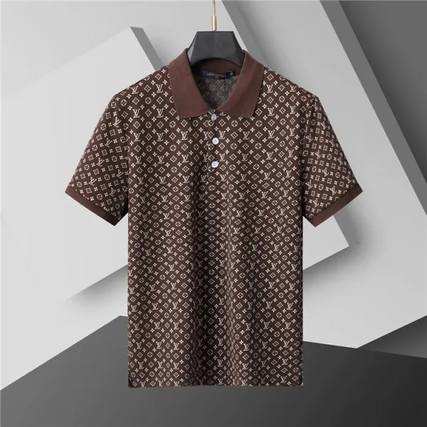 Louis Vuitton Monogram Brown Polo Shirt - 1