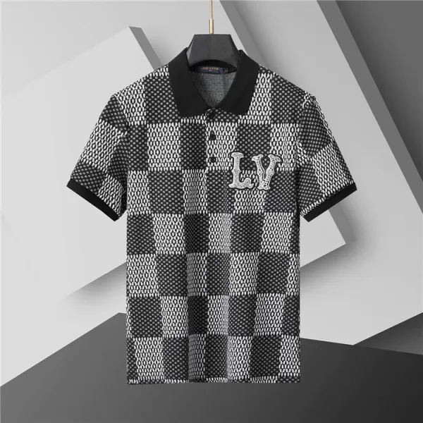 Louis Vuitton Checkerboard Monogram Polo Black and White - 1