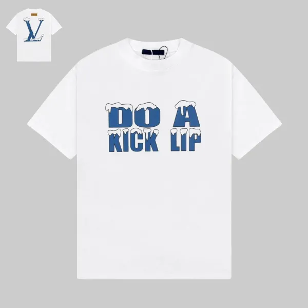 Louis Vuitton Do A Kick Lip White T-Shirt - 1