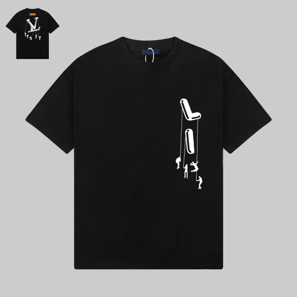 Louis Vuitton LV Puppet Print Black T-Shirt - 1