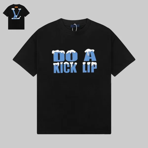 Louis Vuitton Do A Kick Lip Black T-Shirt - 1