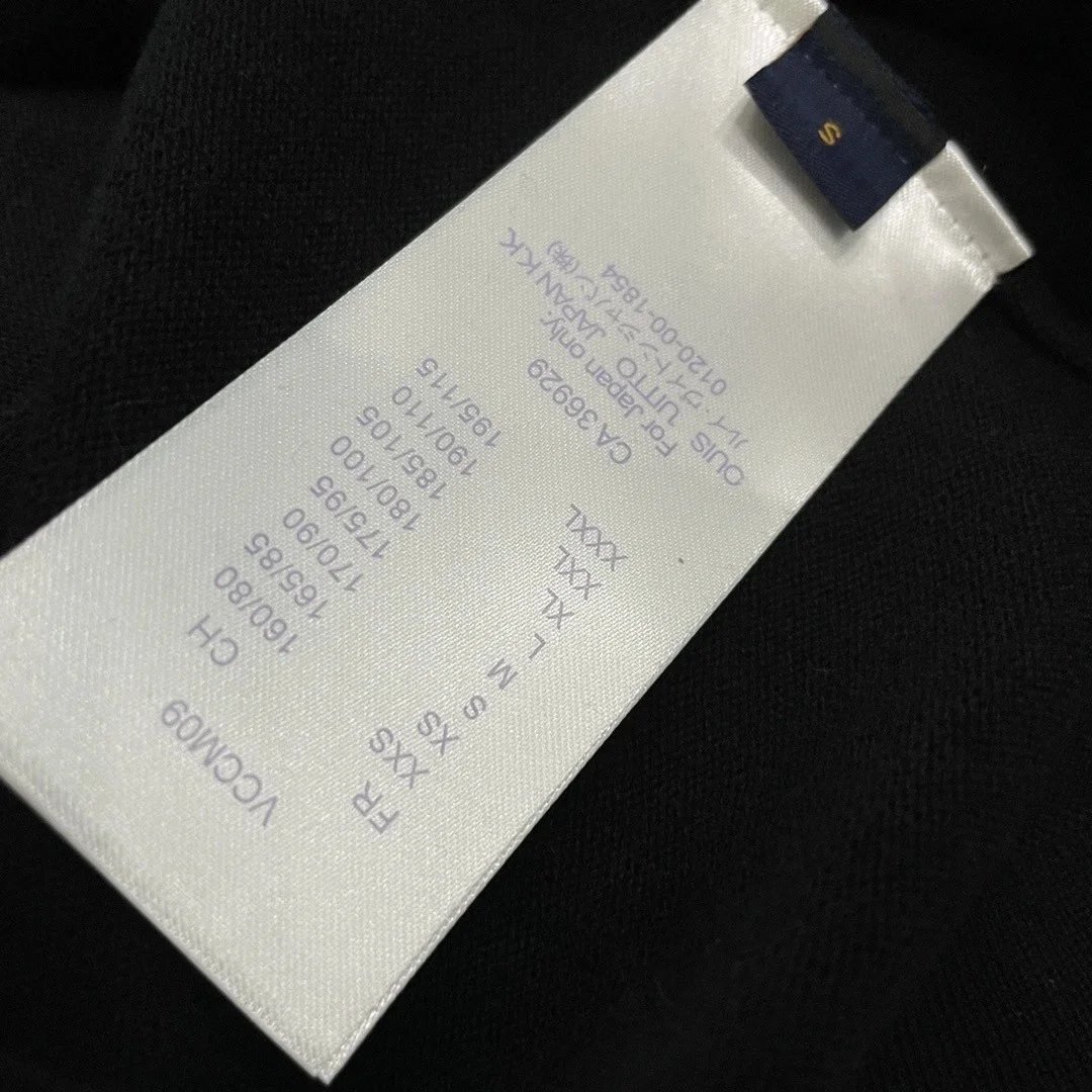 Louis Vuitton Monogram Giraffe LV Logo Black T-Shirt - 10