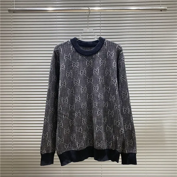 Gucci Bear GG Knit Sweater Blue - 37