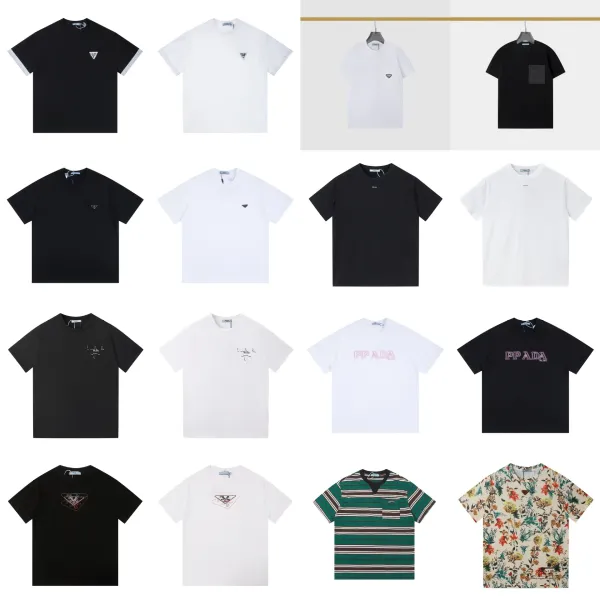 Prada Triangle Logo White T-Shirt - 10
