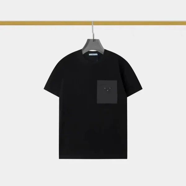 Prada Triangle Logo White T-Shirt - 31