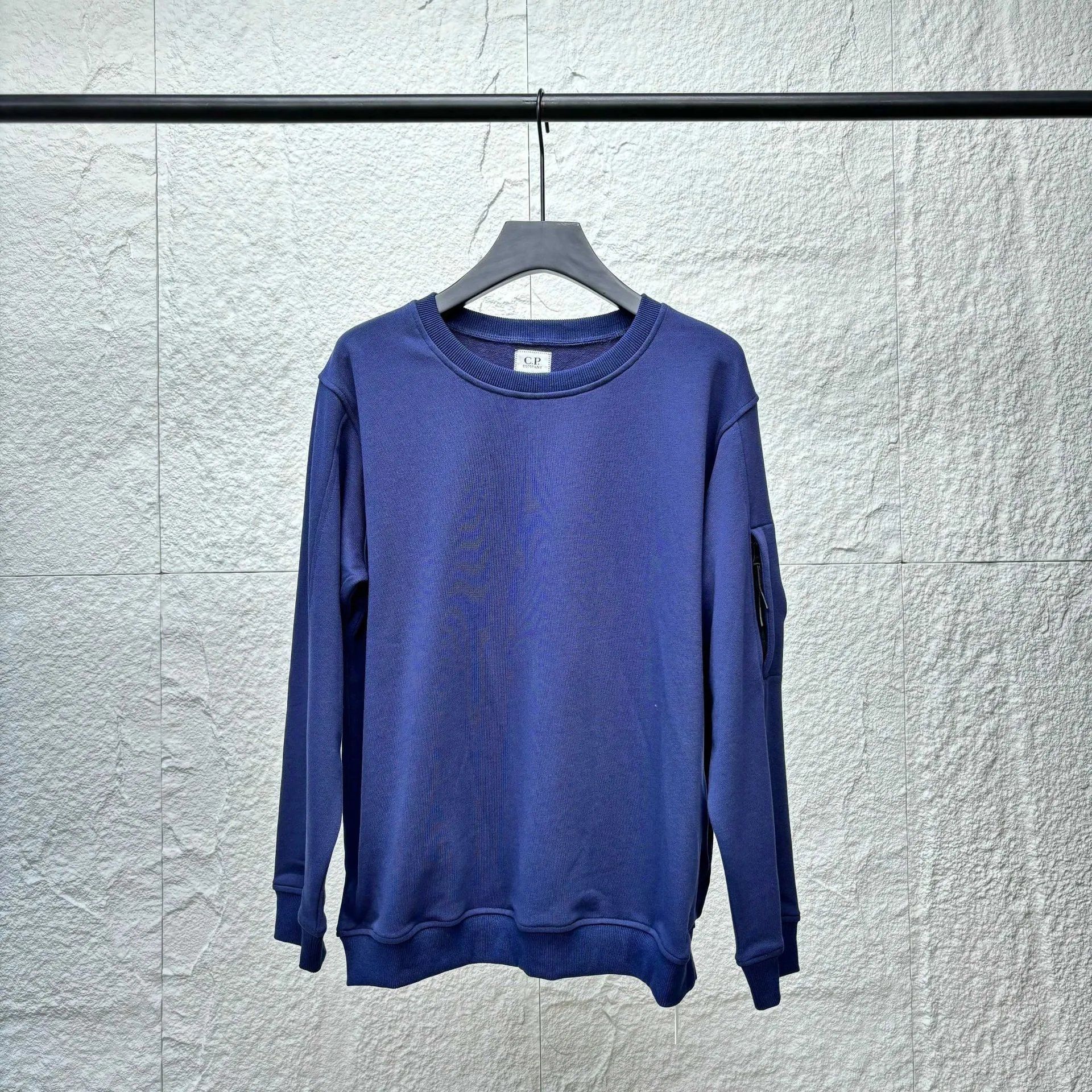 C.P. Company Olive Green Ribbed Crewneck Sweater - 13