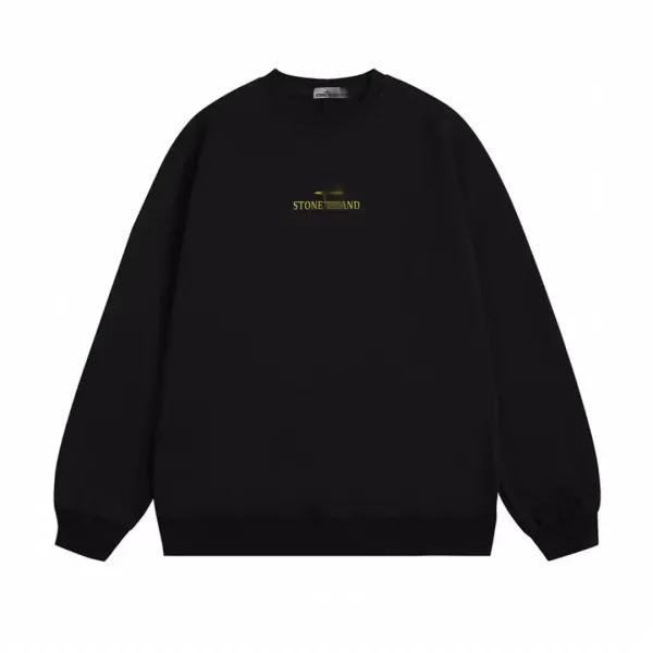 Stone Island Compass Logo Black Hoodie - 9