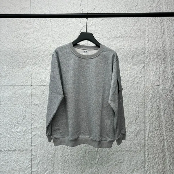 C.P. Company Olive Green Ribbed Crewneck Sweater - 9