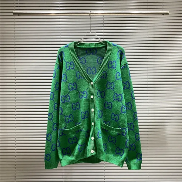 Gucci Bear GG Knit Sweater Blue - 25