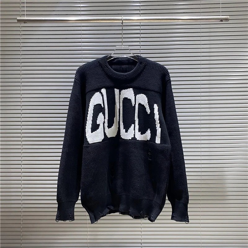 Gucci Bear GG Knit Sweater Blue - 30
