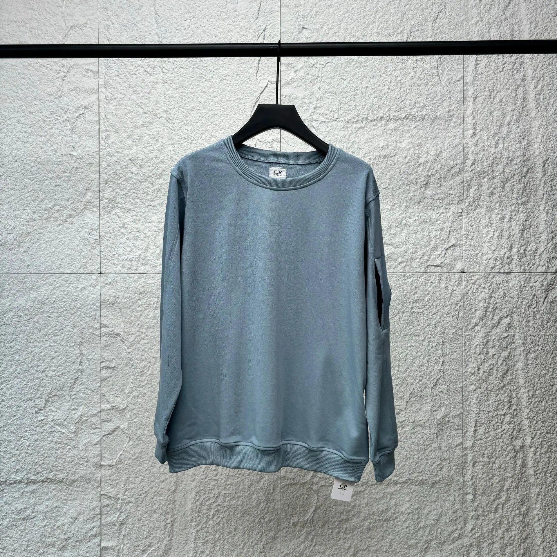 C.P. Company Olive Green Ribbed Crewneck Sweater - 11