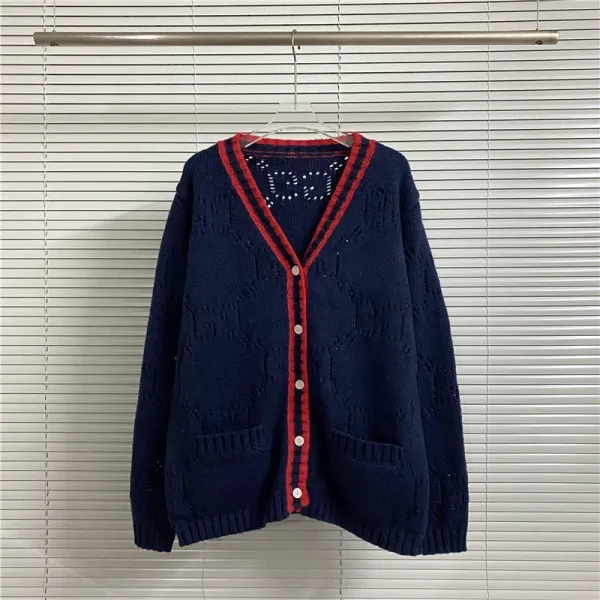 Gucci Bear GG Knit Sweater Blue - 27