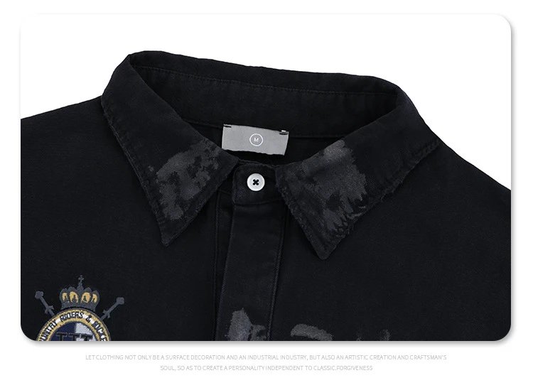 Project G/R x Ralph Lauren Polo Team Distressed Black Polo - 15