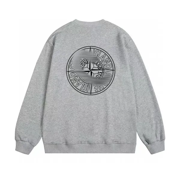 Stone Island Compass Logo Black Hoodie - 10