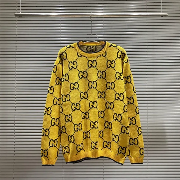 Gucci Bear GG Knit Sweater Blue - 11