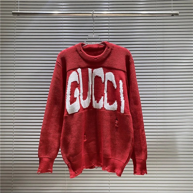 Gucci Bear GG Knit Sweater Blue - 32