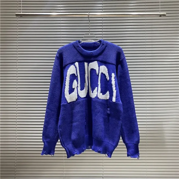 Gucci Bear GG Knit Sweater Blue - 31