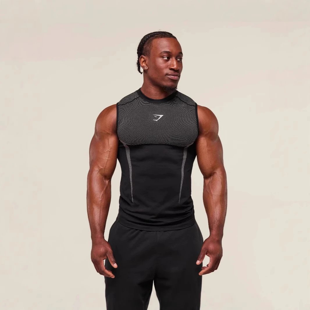 Men's Athletic Quick-Dry Stretch Workout Tank Top
