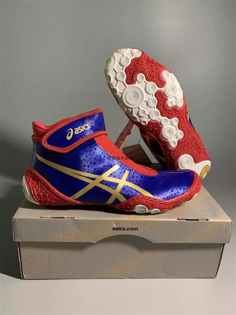ASICS Omniflex Attack Wrestling Boxing Martial Arts Squat Deadlift Powerlifting Training Shoes