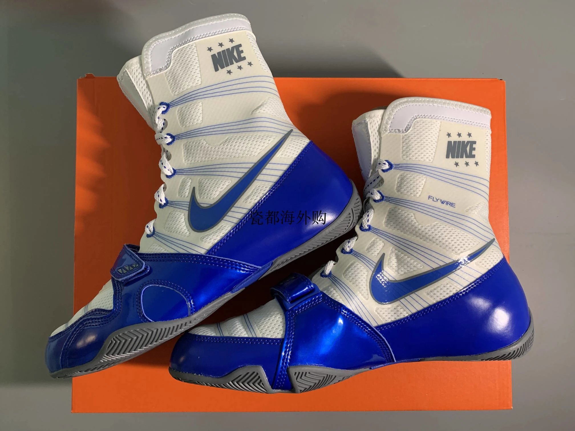 White Blue Partial Sizes In Stock (Runs 0.5 Small in US Sizing)