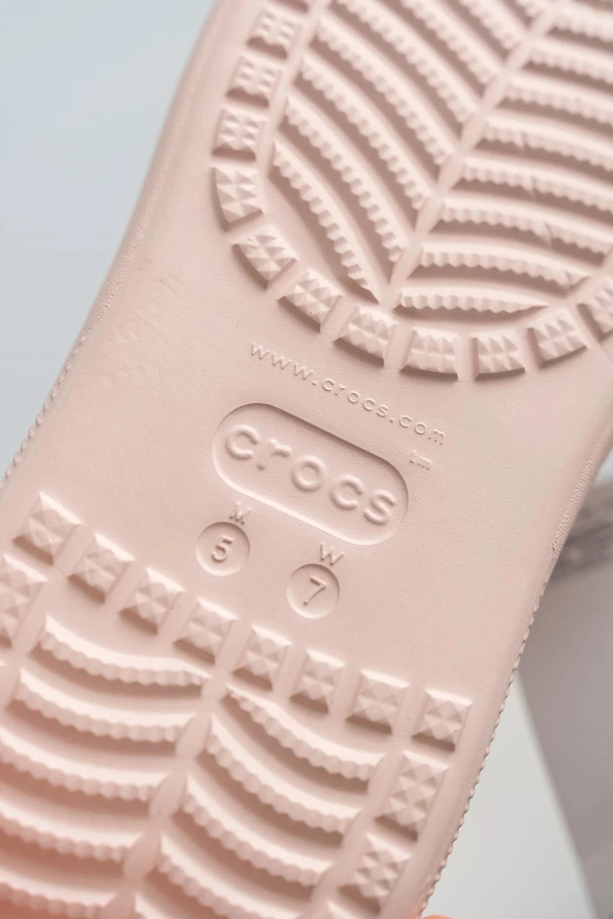 Crocs Classic Platform Clog Beige Sandals - 41