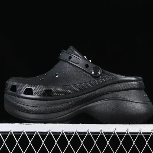 Crocs Platform Clog Black Shoes Sandals - 1