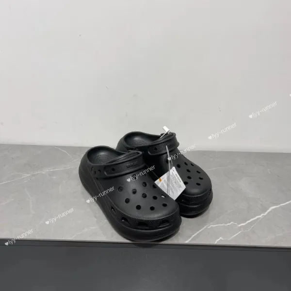 Crocs Platform Clog Black Shoes Sandals - 4