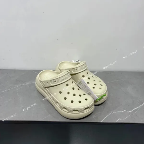 Crocs Platform Clog Black Shoes Sandals - 12
