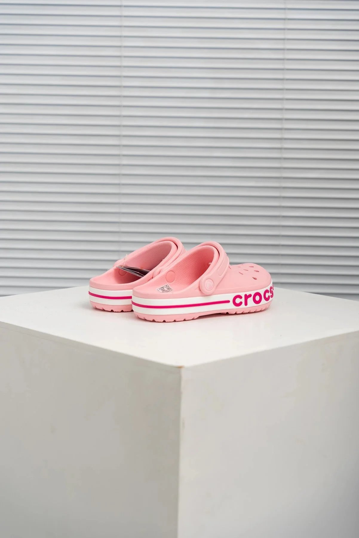 Crocs Classic Platform Clog Beige Sandals - 78