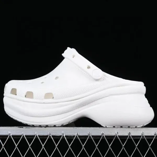 Crocs Platform Clog White Shoes Sandals - 1