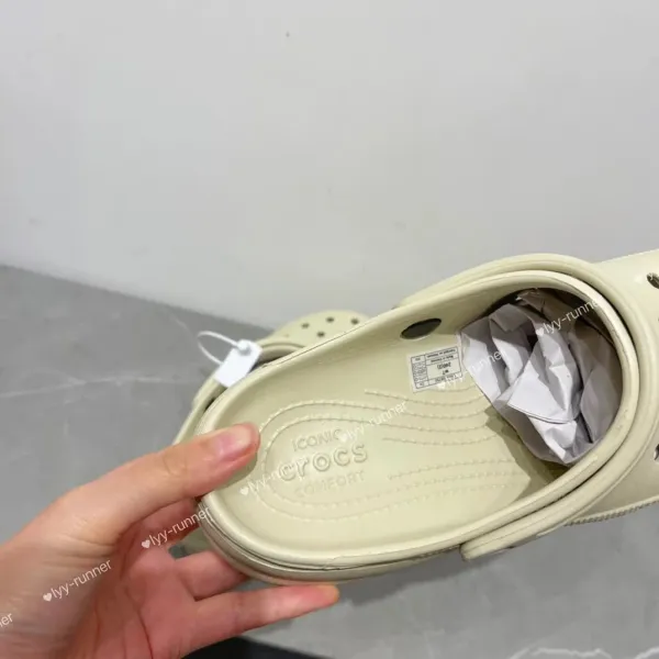 Crocs Platform Clog Black Shoes Sandals - 38
