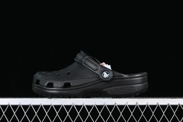 Crocs Platform Clog Black Shoes Sandals - 77