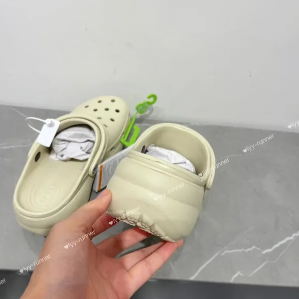 Crocs Platform Clog Black Shoes Sandals - 39