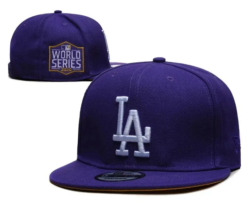 New Era Los Angeles Dodgers 2020 World Series Snapback Cap Purple Hats
