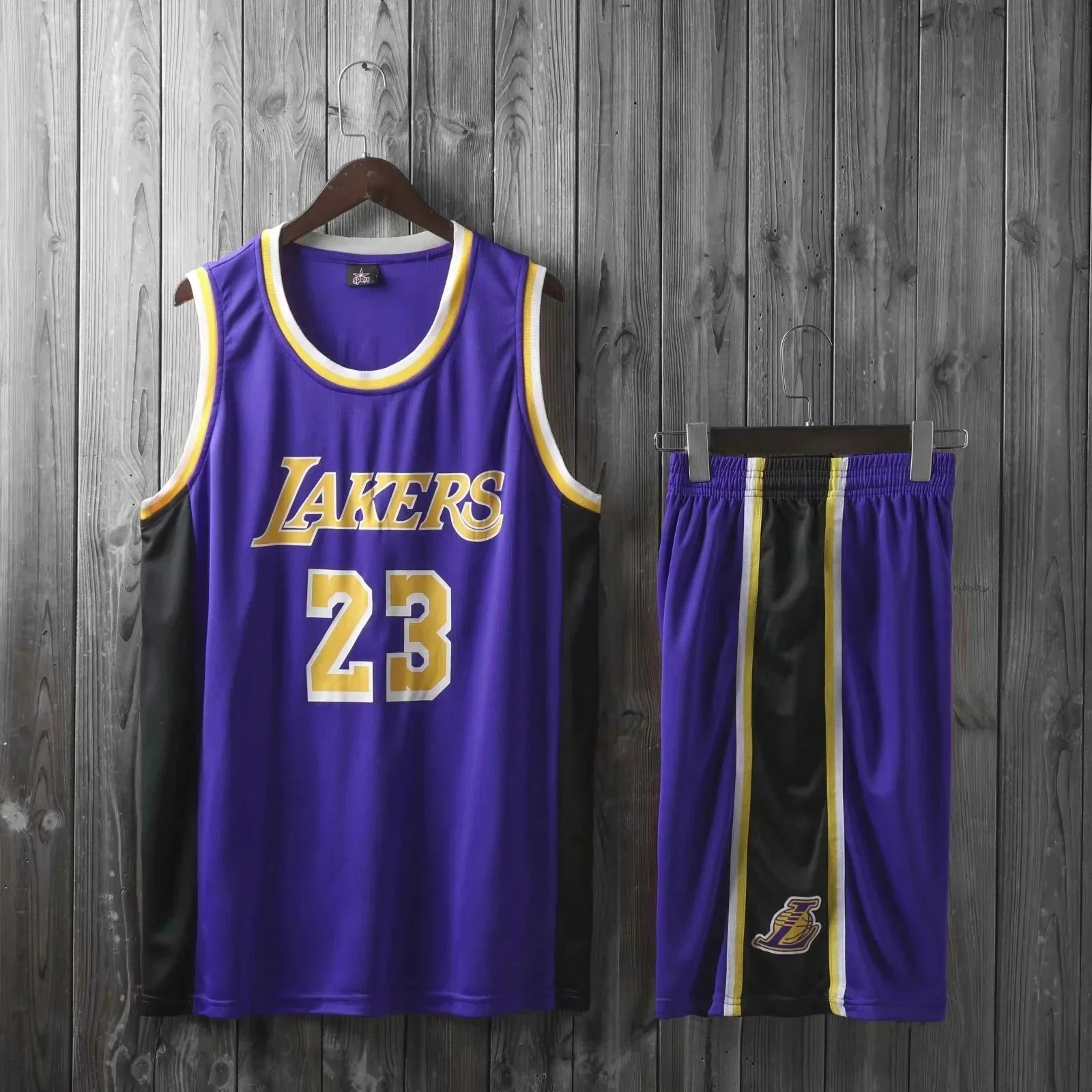 Los Angeles Lakers #23 Jersey Set Purple