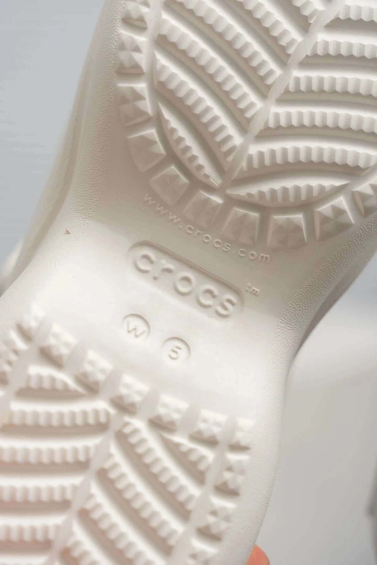 Crocs Classic Platform Clog Beige Sandals - 16