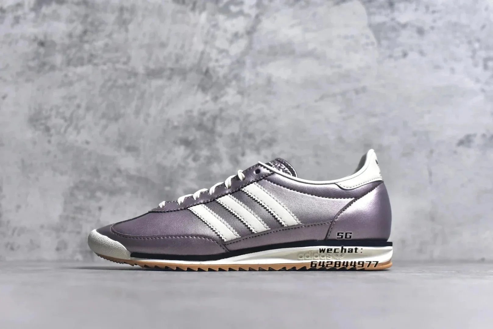Purple and White