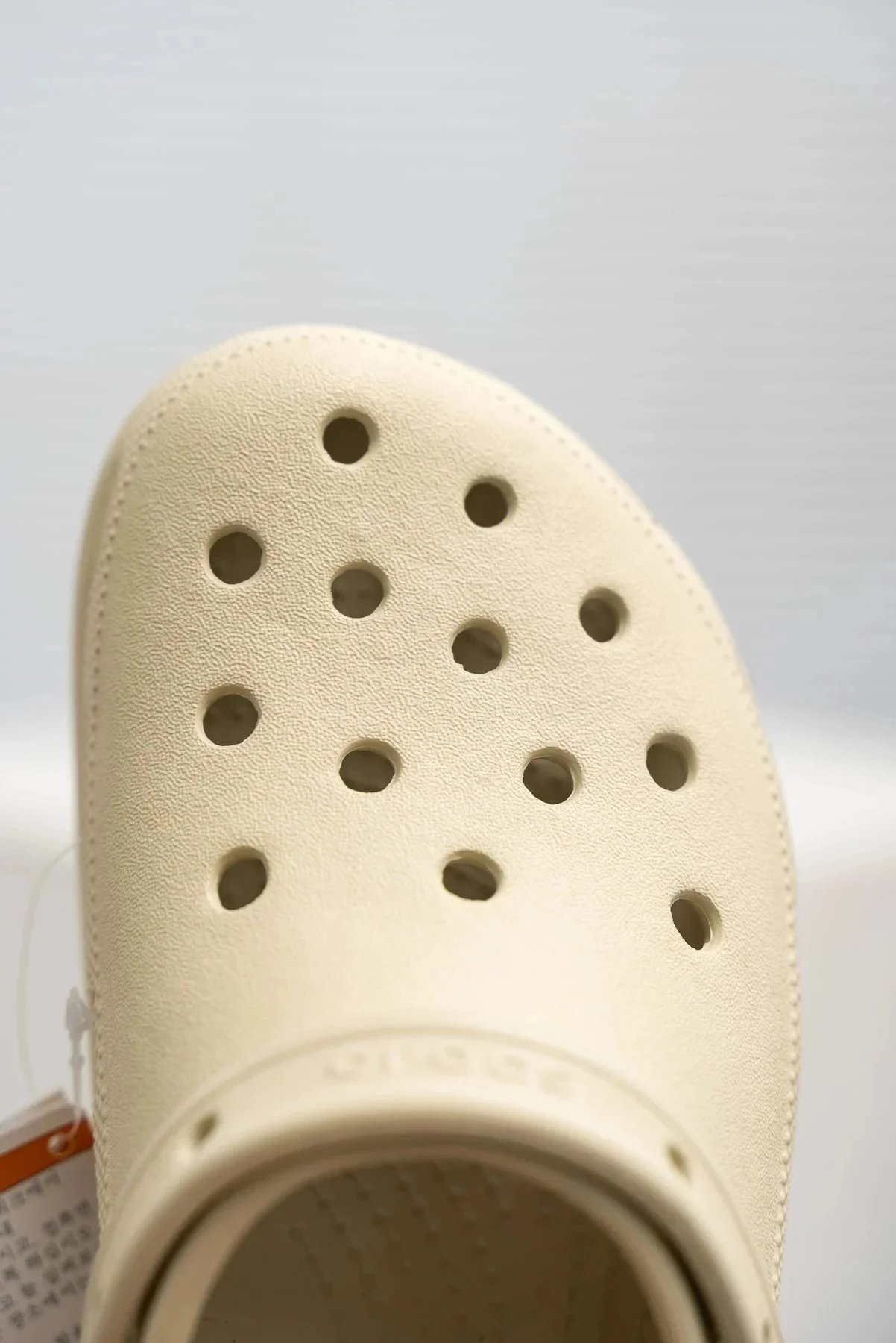 Crocs Classic Platform Clog Beige Sandals - 10