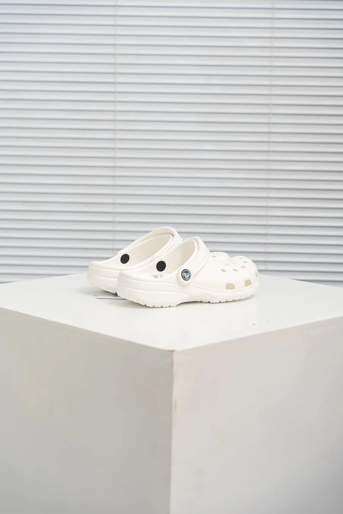 Crocs Classic Platform Clog Beige Sandals - 58