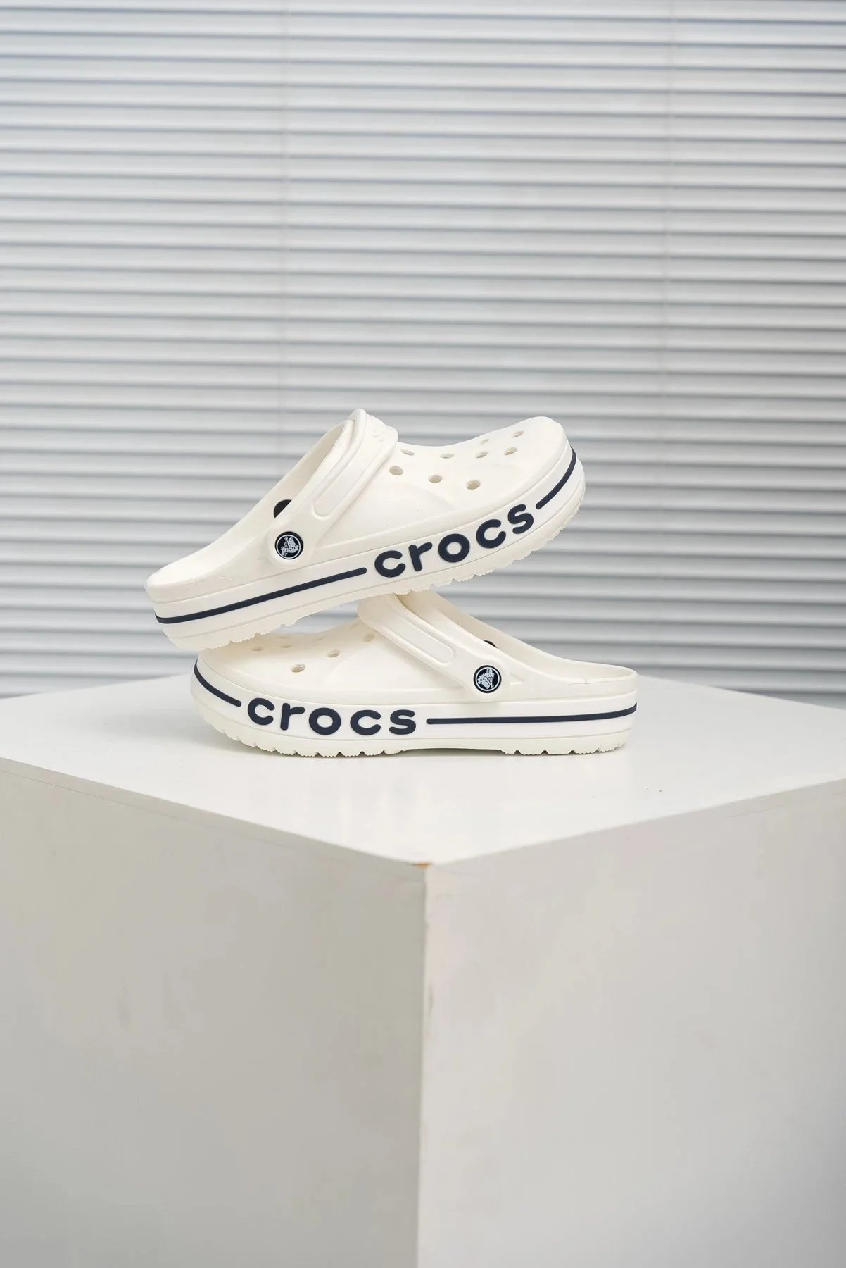 Crocs Classic Platform Clog Beige Sandals - 87